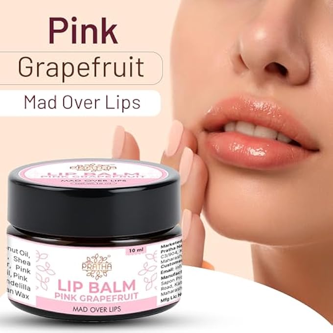PRATHA LIP BALM NATURAL PINK GRAPEFRUIT LIP BALM LIP CARE BUTTER - Image 2